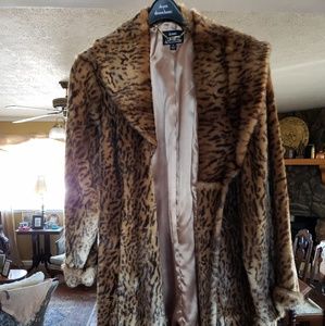 Faux Fur Shift Coat
